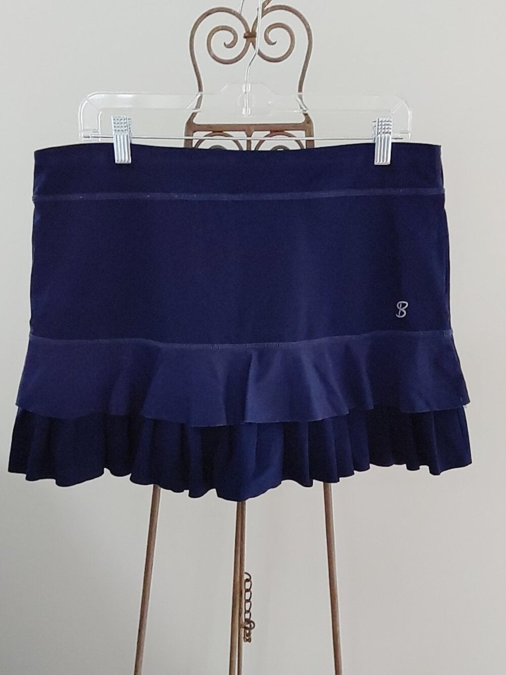 Sofibella Skort Golf Tennis Pickleball Resort Ruffled Dark Blue XL